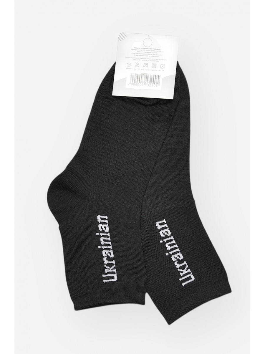 Носки мужские демисезонные черного цвета L189 209865C