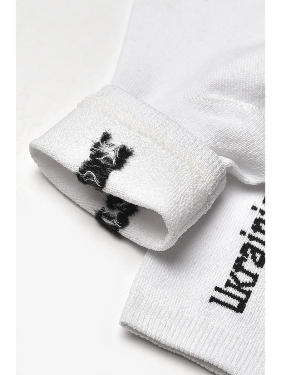 Носки мужские демисезонные белого цвета L189 209866C