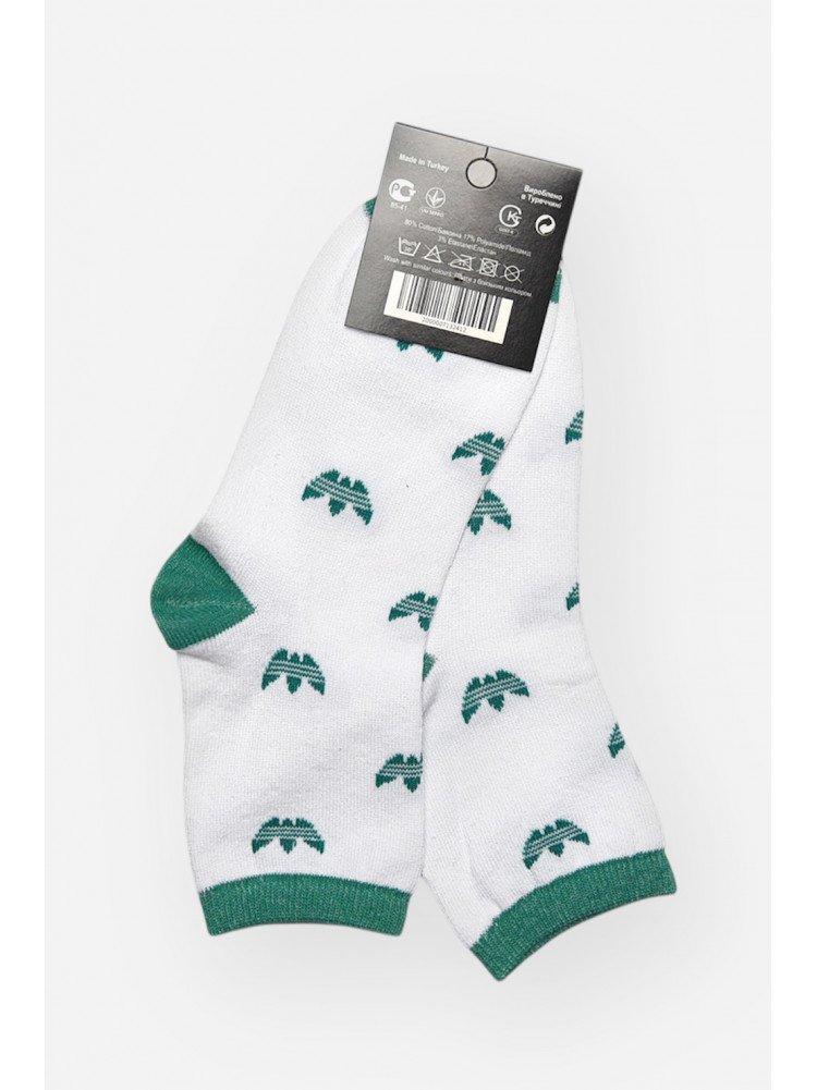 Носки женские демисезонные белого цвета L104K 209869C
