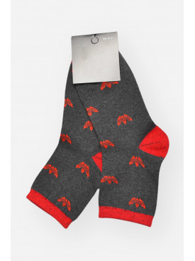 Шкарпетки жіночі демісезонні темно-сірого кольору L104K 209870C Шкарпетки жіночі демісезонні темно-сірого кольору L104K 209870C