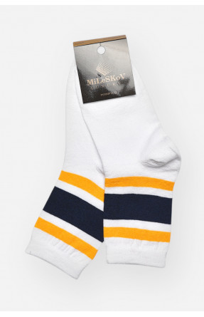 Носки женские демисезонные белого цвета L-810 209874C