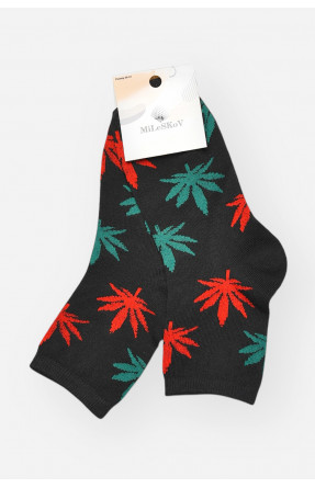 Носки женские демисезонные черного цвета L168 209875C