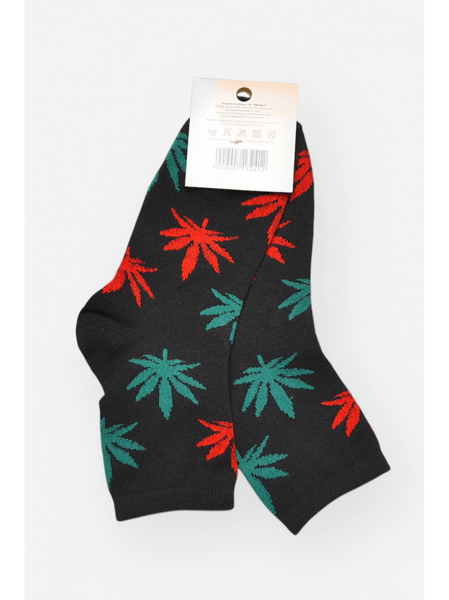 Носки женские демисезонные черного цвета L168 209875C