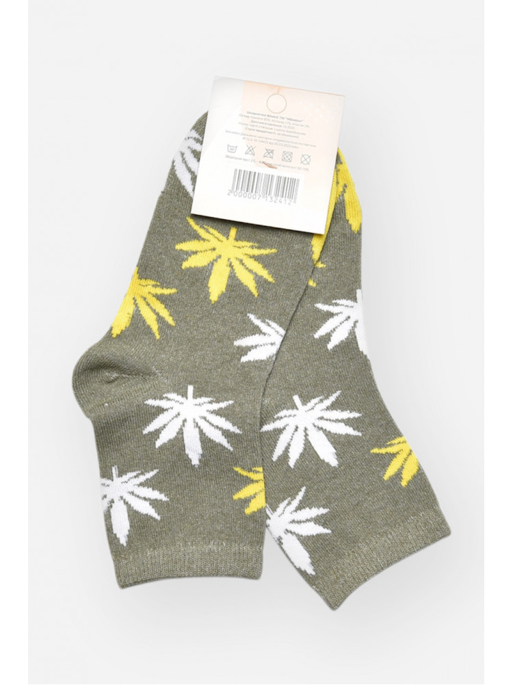 Шкарпетки жіночі демісезонні сірого кольору L168 209876C