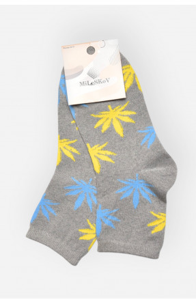 Шкарпетки жіночі демісезонні сірого кольору L168 209878C Шкарпетки жіночі демісезонні сірого кольору L168 209878C