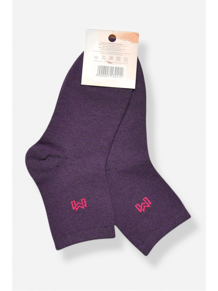 Носки женские демисезонные фиолетового цвета L182 209881C