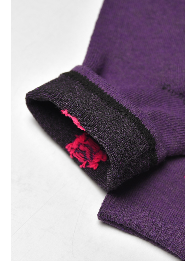 Носки женские демисезонные фиолетового цвета L182 209881C
