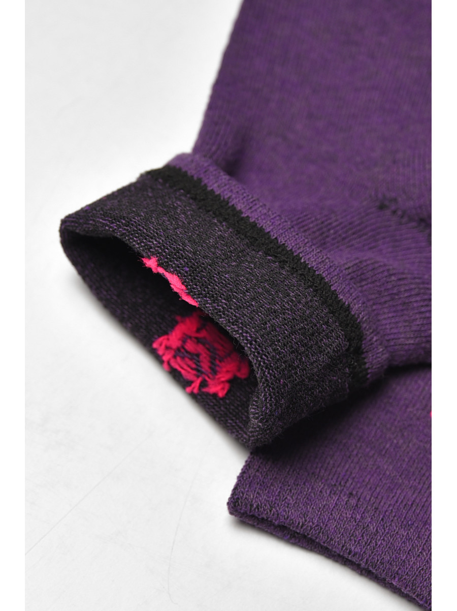 Носки женские демисезонные фиолетового цвета L182 209881C