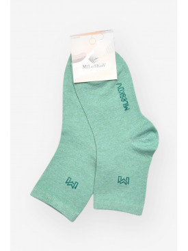 Носки женские демисезонные мятного цвета L182 209882C