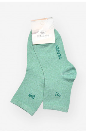 Носки женские демисезонные мятного цвета L182 209882C