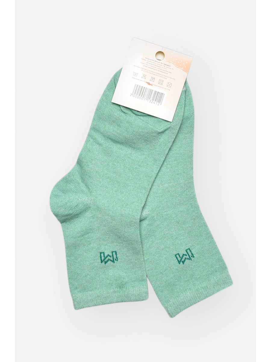 Носки женские демисезонные мятного цвета L182 209882C