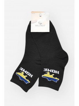 Носки женские демисезонные черного цвета L188-2 209883C