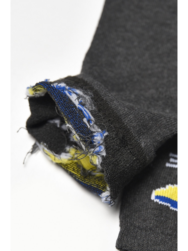 Носки женские демисезонные тёмно-серого цвета L188-2 209886C