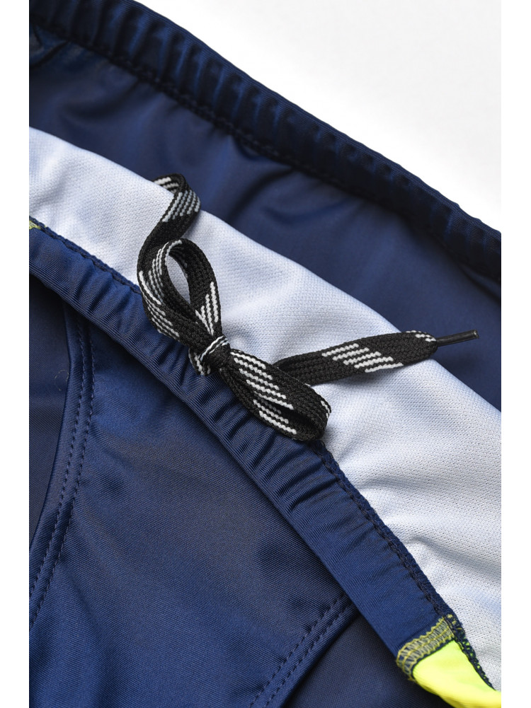 Плавки мужские тёмно-синего цвета с принтом 9952 209889C