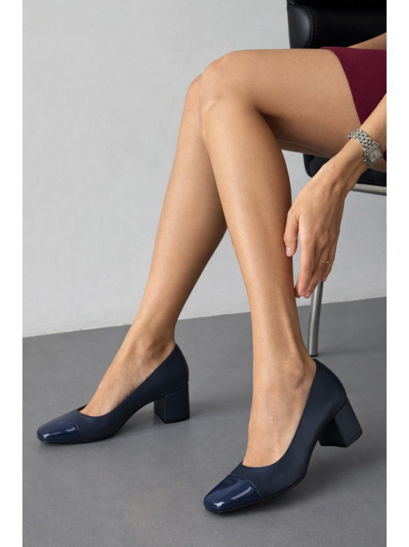 Туфли женские темно-синего цвета F358-7 209891C