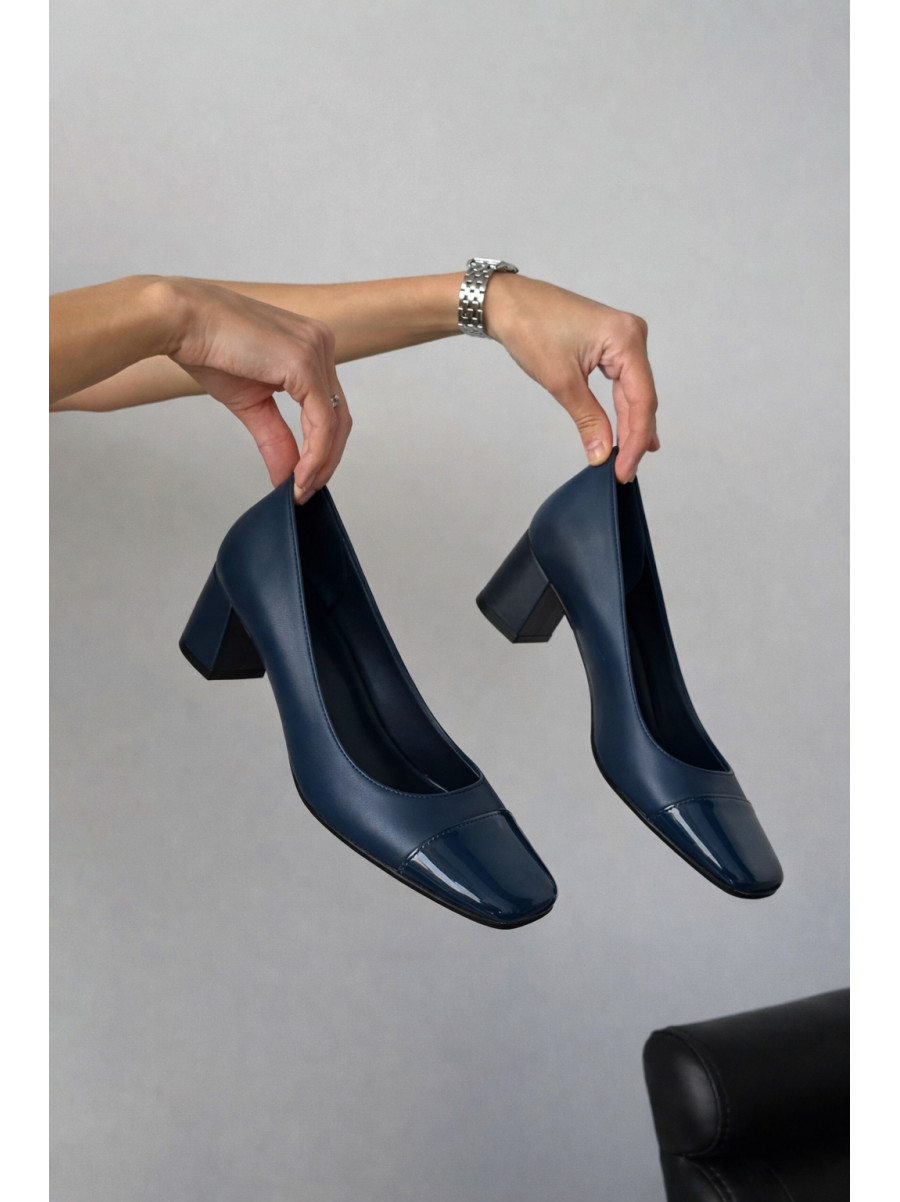 Туфли женские темно-синего цвета F358-7 209891C