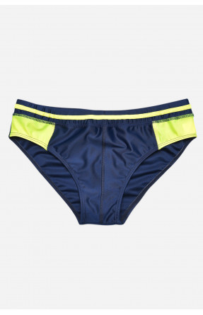 Плавки мужские тёмно-синего цвета с принтом 9954 209898C