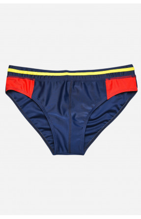 Плавки мужские тёмно-синего цвета с принтом 9954 209902C