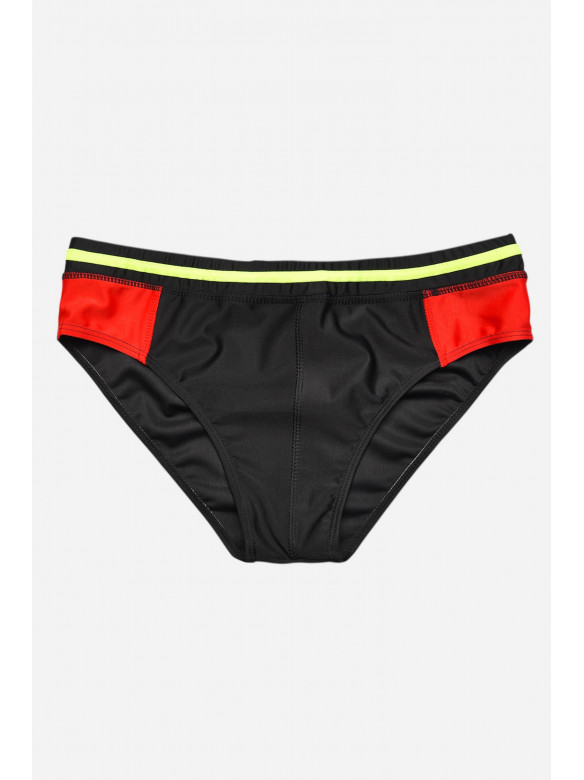 Плавки мужские черного цвета с принтом 9954 209903C