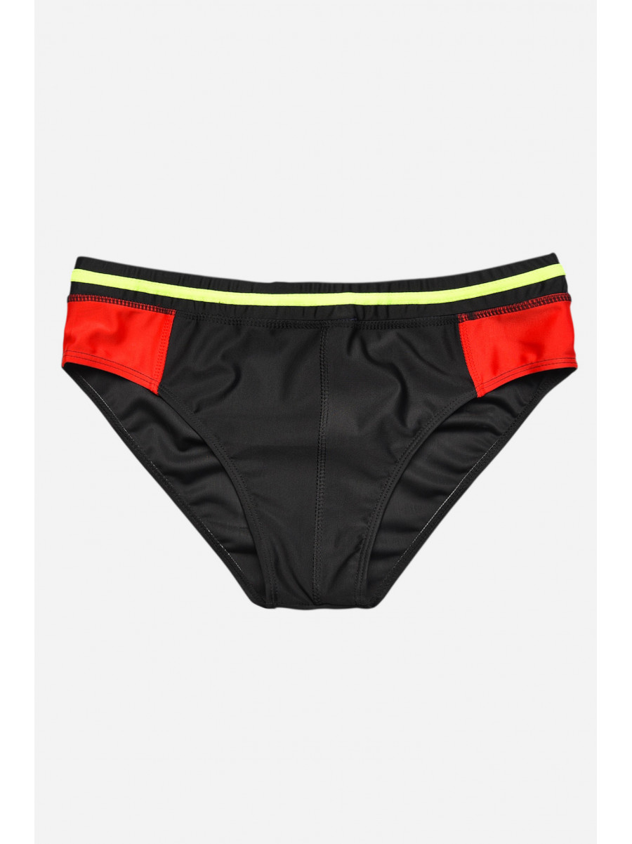 Плавки мужские черного цвета с принтом 9954 209903C