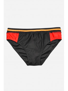 Плавки мужские черного цвета с принтом 9954 209905C