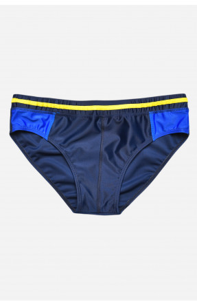 Плавки мужские тёмно-синего цвета с принтом 9954 209908C