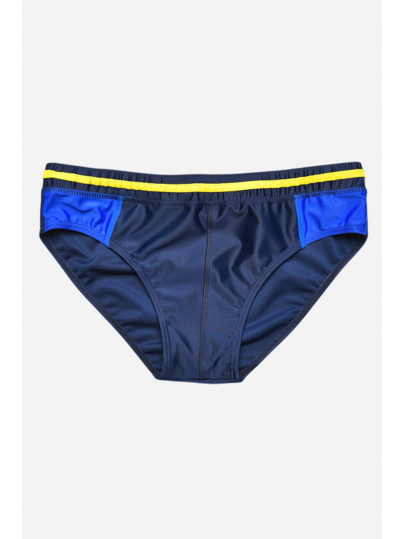 Плавки мужские тёмно-синего цвета с принтом 9954 209908C