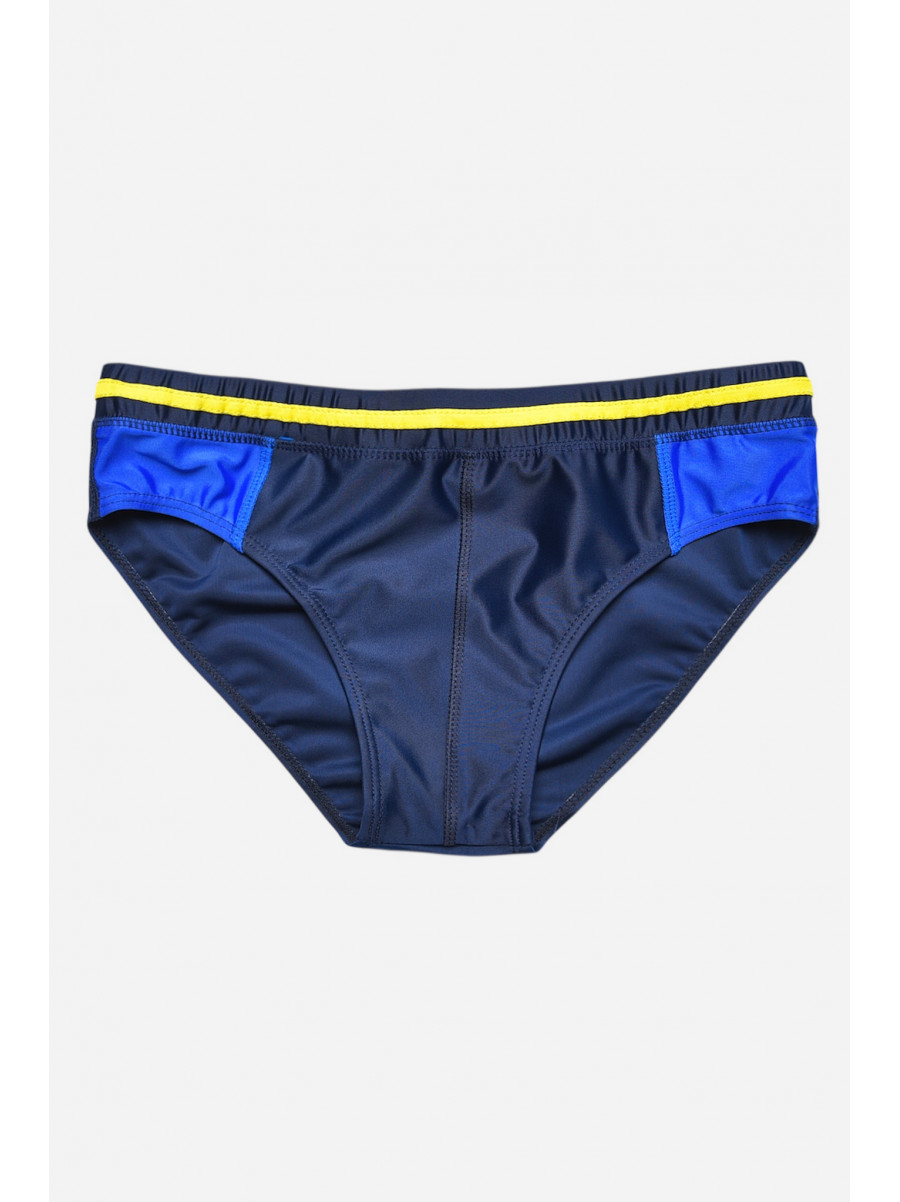 Плавки мужские тёмно-синего цвета с принтом 9954 209908C