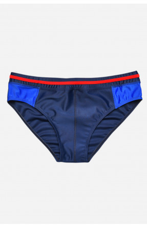 Плавки мужские тёмно-синего цвета с принтом 9954 209909C