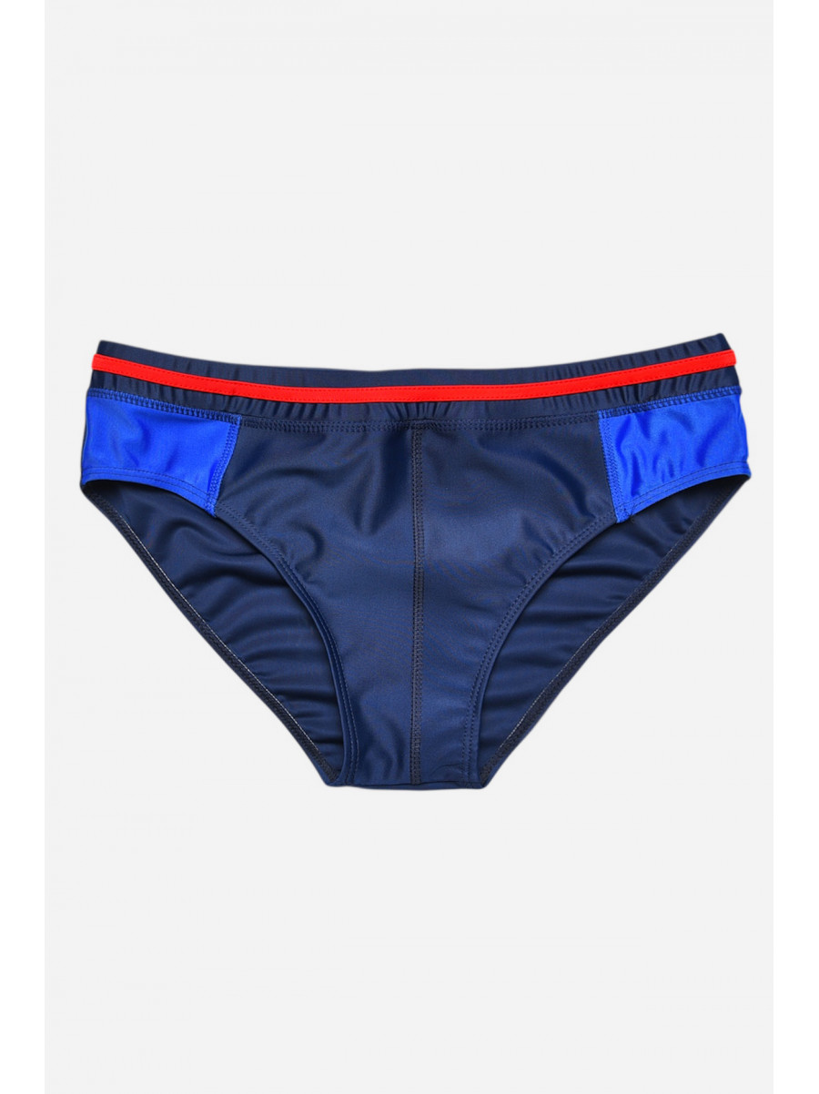 Плавки мужские тёмно-синего цвета с принтом 9954 209909C