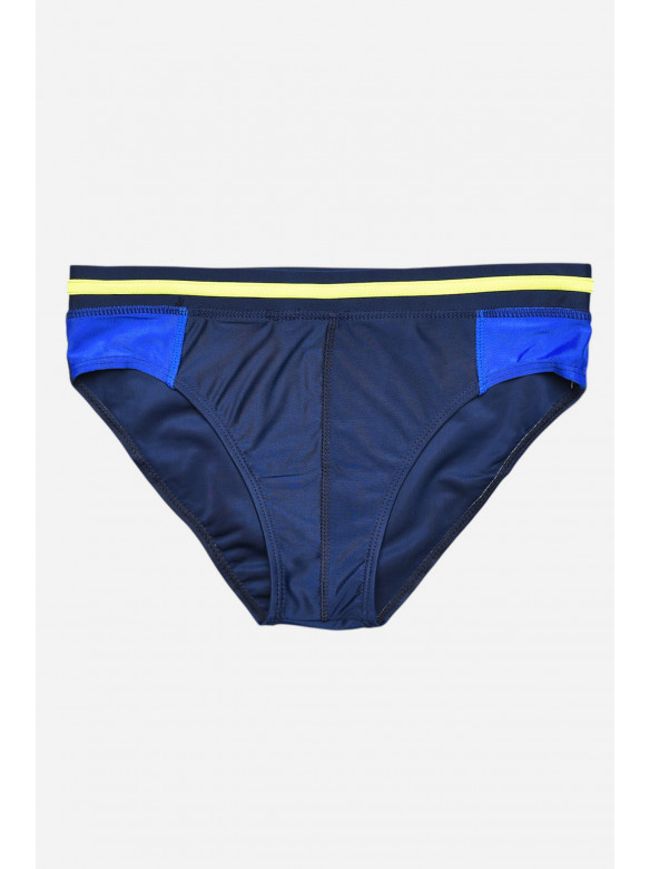 Плавки мужские тёмно-синего цвета с принтом 9954 209910C