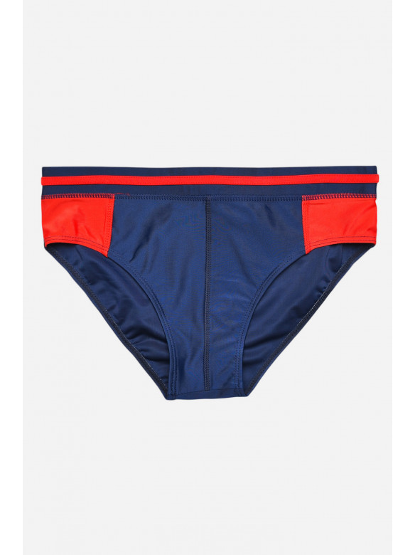 Плавки мужские тёмно-синего цвета с принтом 9954 209912C