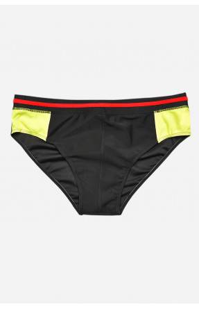 Плавки мужские черного цвета с принтом 9954 209913C