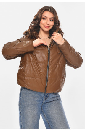 Куртка женская демисезонная коричнивого цвета 286 209920C