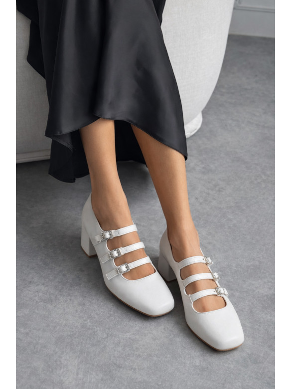 Туфли женские белого цвета F359-5 209923C