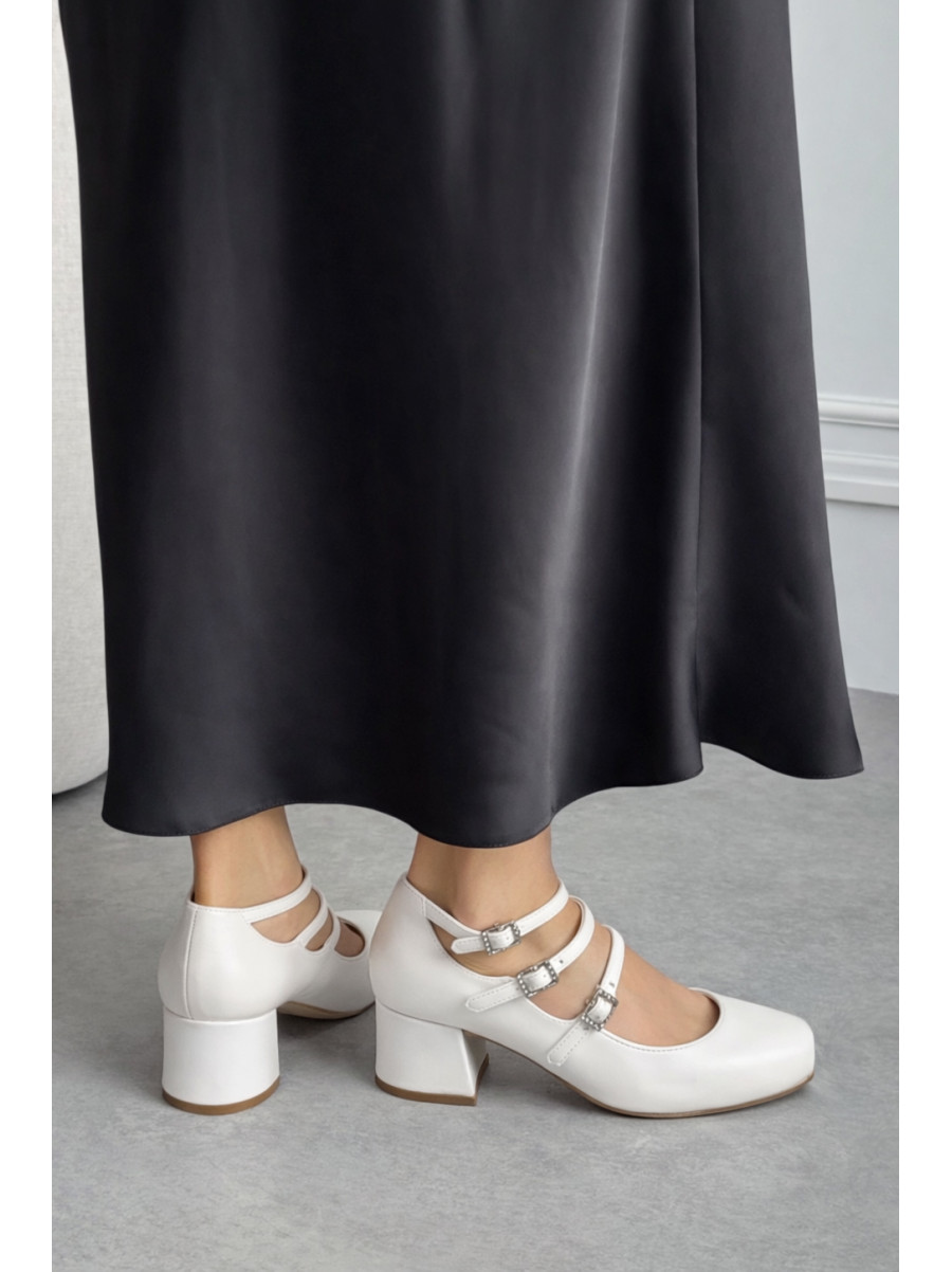 Туфли женские белого цвета F359-5 209923C