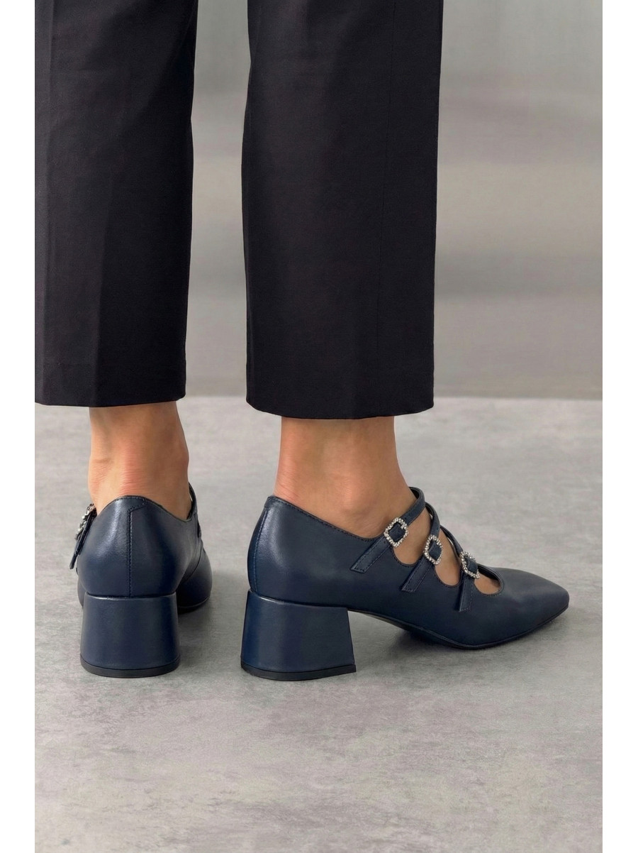 Туфли женские темно-синего цвета F359-6 209924C
