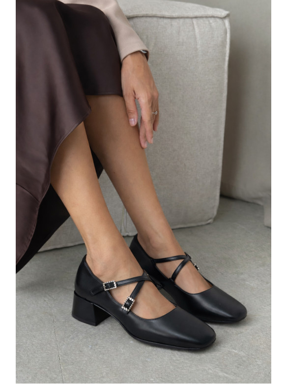 Туфли женские черного цвета F357-2 209927C