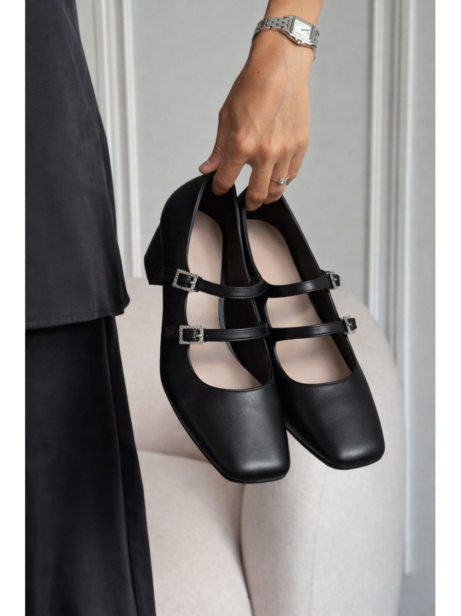 Туфли женские черного цвета F360-2 209930C