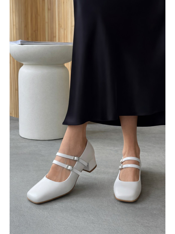 Туфли женские белого цвета F360-5 209932C