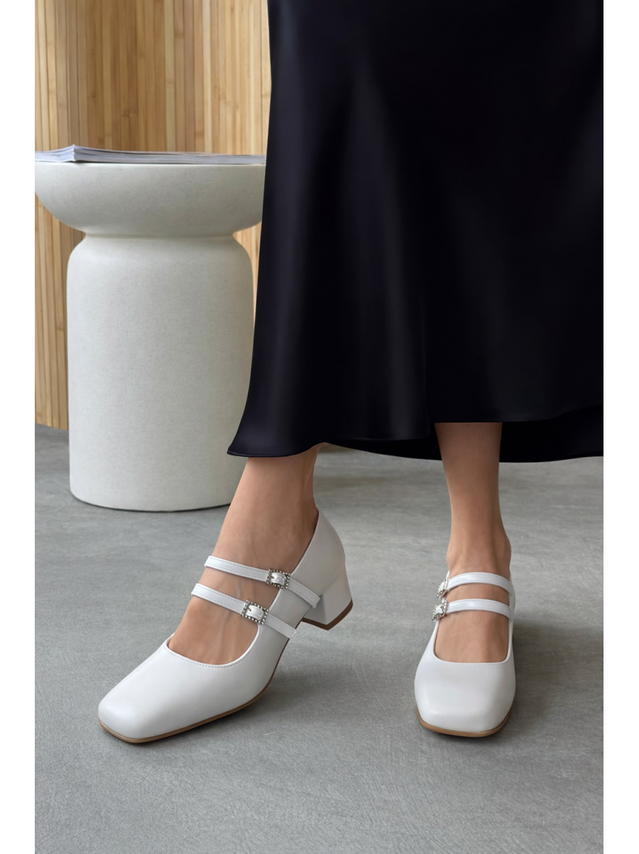 Туфли женские белого цвета F360-5 209932C