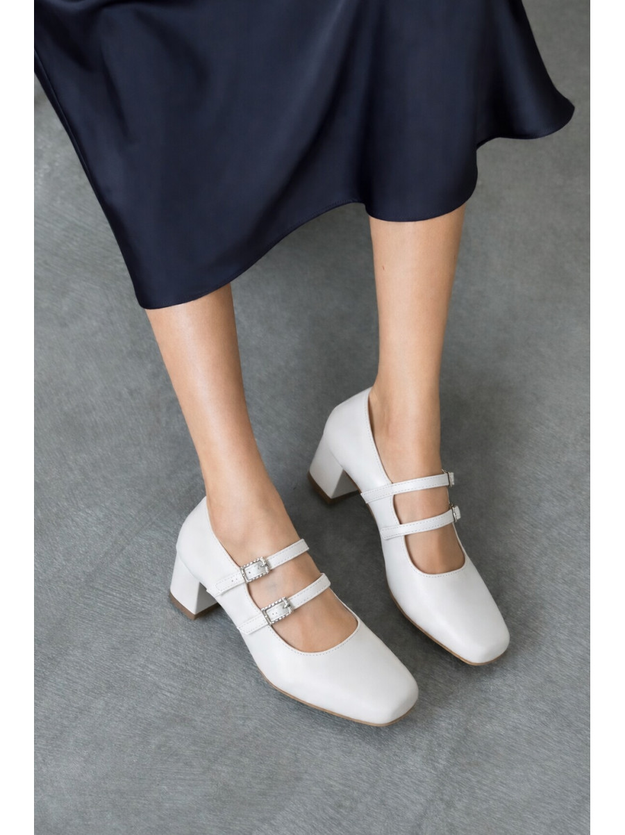 Туфли женские белого цвета F360-5 209932C