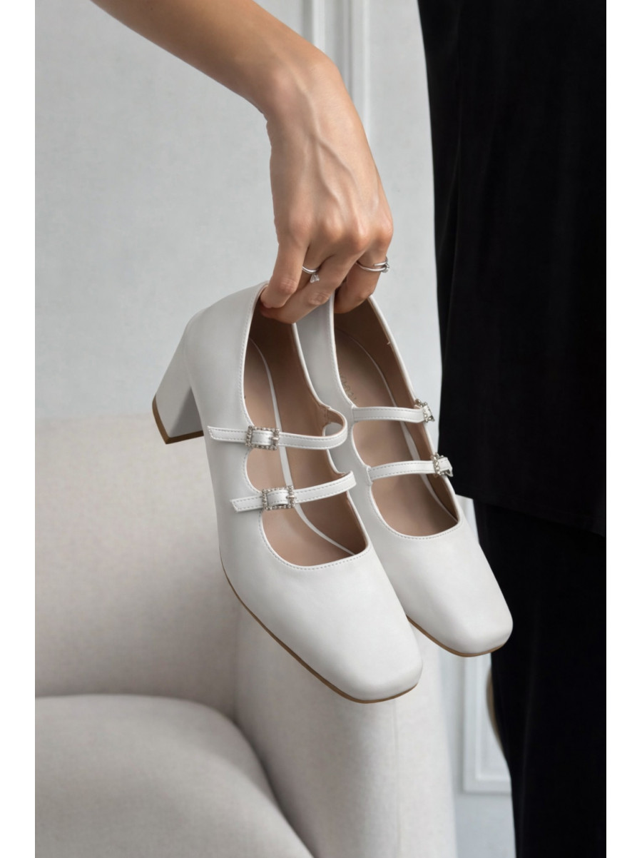 Туфли женские белого цвета F360-5 209932C