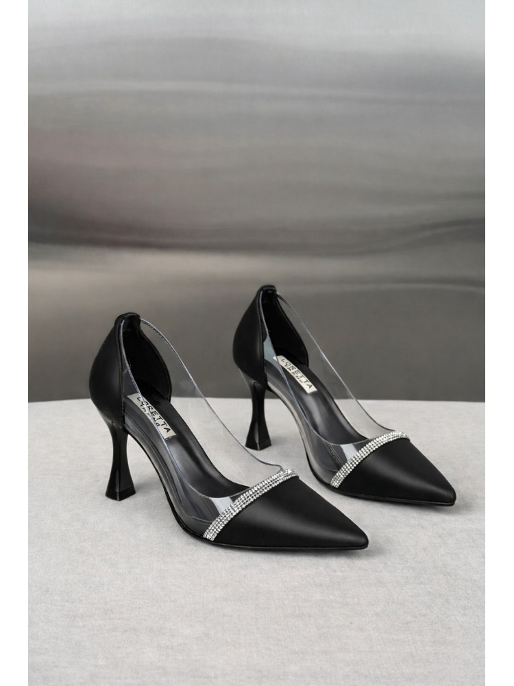 Туфли женские черного цвета В18-1 209934C