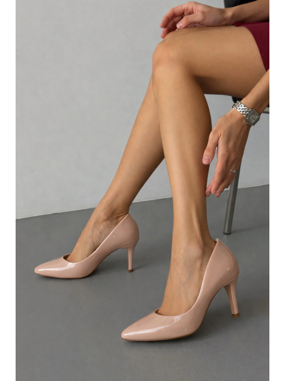 Туфли женские бежевого цвета В89-17 209935C