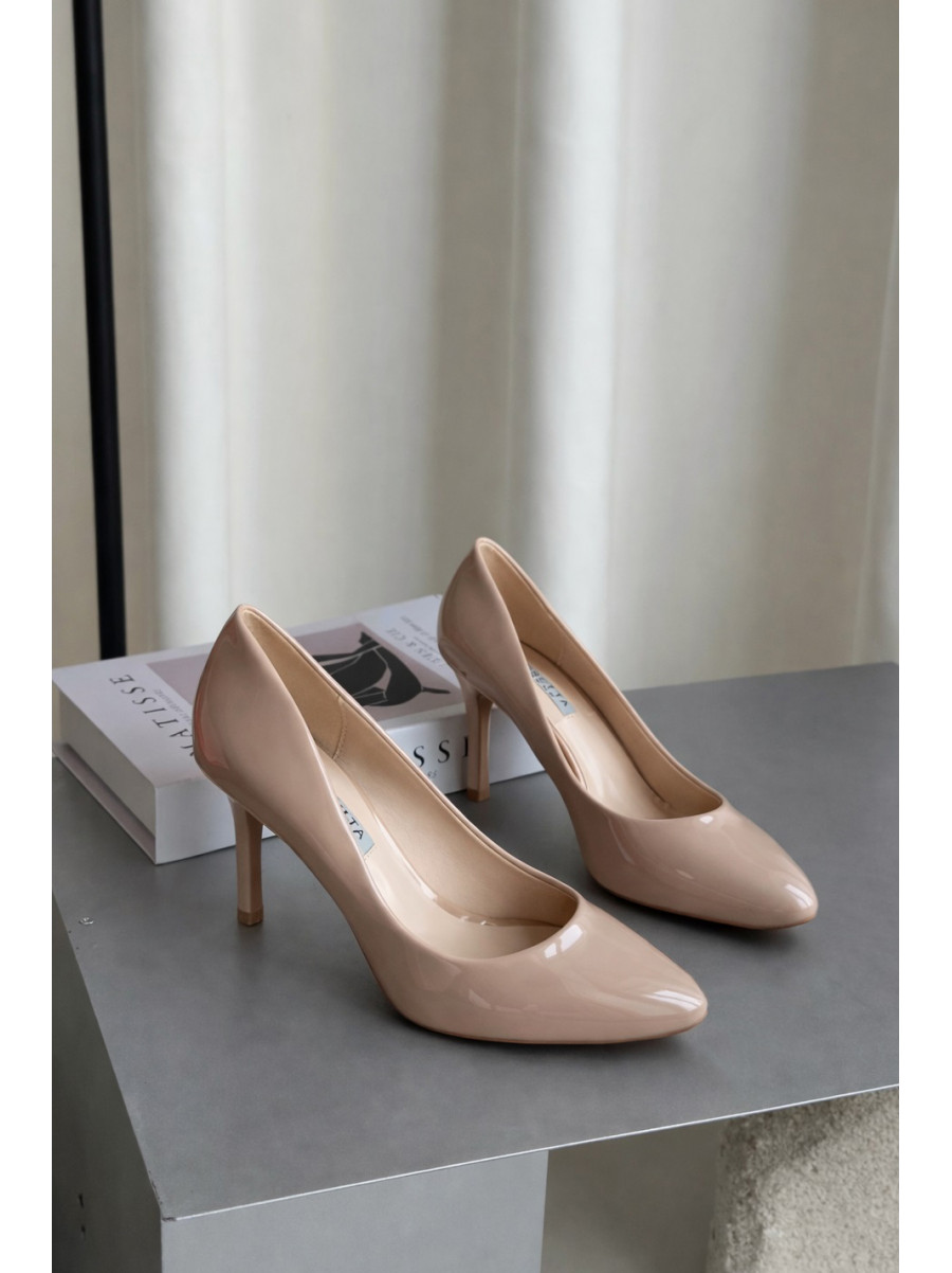 Туфли женские бежевого цвета В89-17 209935C