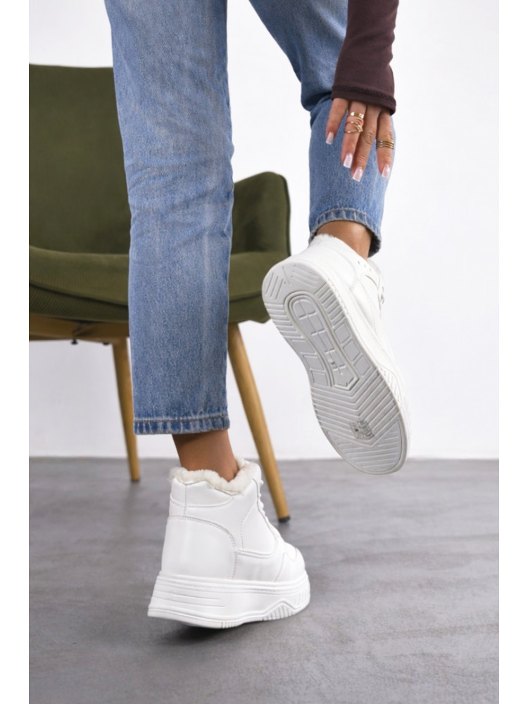 Кроссовки зимние женские белого цвета K976-1 209936C