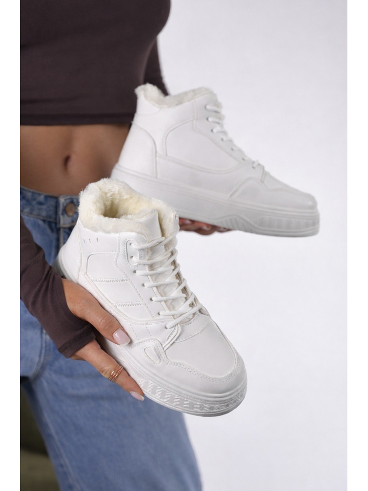 Кроссовки зимние женские белого цвета K976-1 209936C