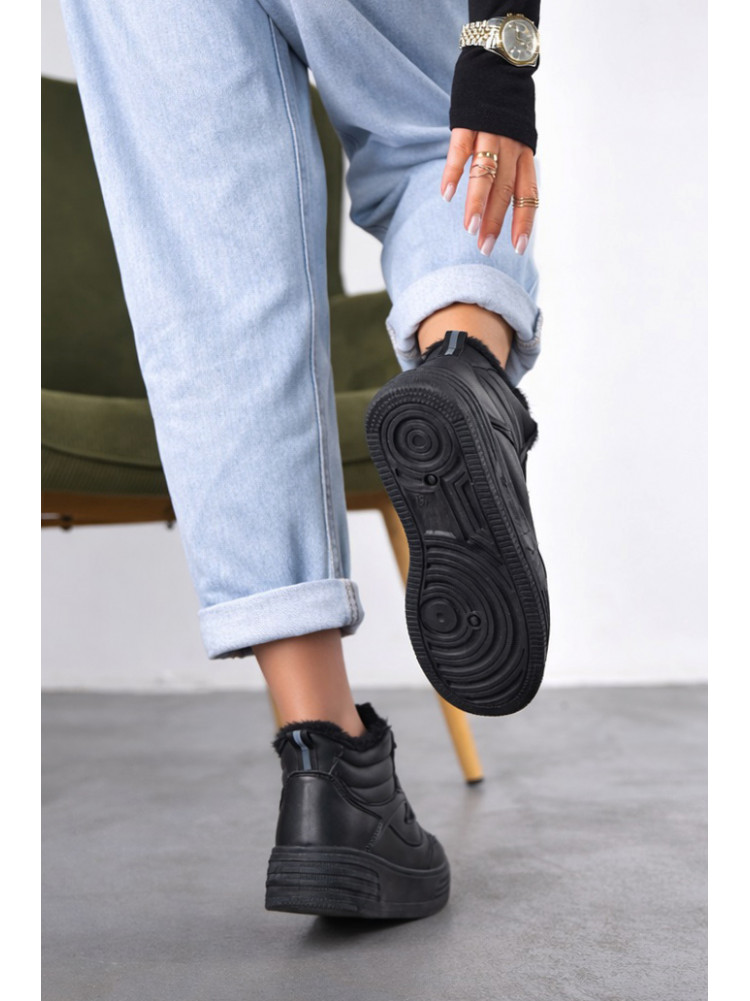 Кроссовки зимние женские черного цвета 633-5 209939C