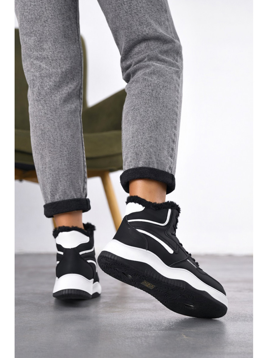 Кроссовки зимние женские черного цвета А30-1 209942C